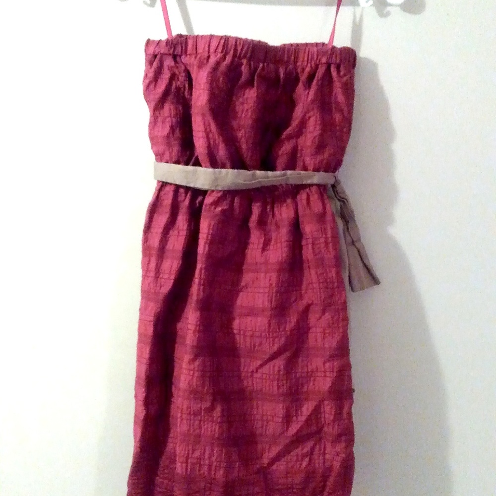 BCBGeneration Strapless Taffeta Cocktail Dress